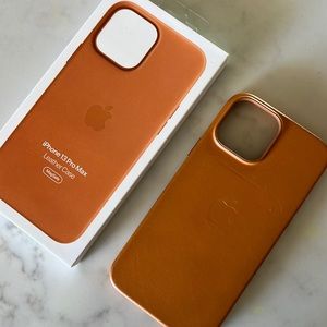 Brand new on box Apple Leather Case for IPhone 13 pro max